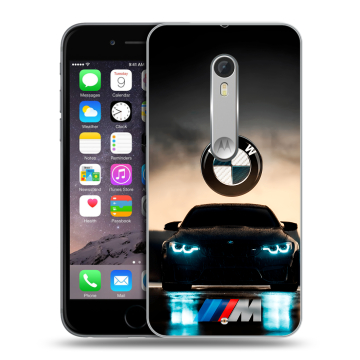 Пластиковый чехол на Motorola Moto X Style с принтом БМВ BMW Пластиковый чехол на Motorola Moto X Style с принтом БМВ BMW