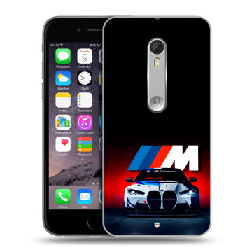 Пластиковый чехол на Motorola Moto X Style с принтом БМВ BMW Пластиковый чехол на Motorola Moto X Style с принтом БМВ BMW