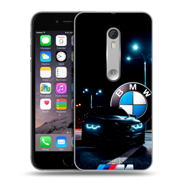 Пластиковый чехол на Motorola Moto X Style с принтом БМВ BMW Пластиковый чехол на Motorola Moto X Style с принтом БМВ BMW