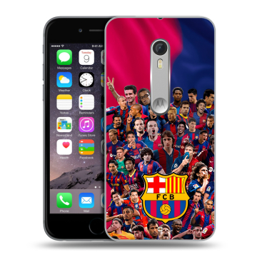 Пластиковый чехол на Motorola Moto X Style с принтом Барселона Barcelona