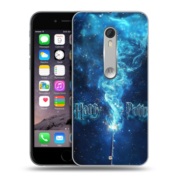 Пластиковый чехол на Motorola Moto X Style с принтом Harry Potter Гарри Поттер