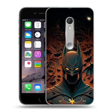 Пластиковый чехол на Motorola Moto X Style с принтом Batman Бэтмен Пластиковый чехол на Motorola Moto X Style с принтом Batman Бэтмен