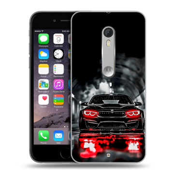Пластиковый чехол на Motorola Moto X Style с принтом BMW БМВ Пластиковый чехол на Motorola Moto X Style с принтом BMW БМВ