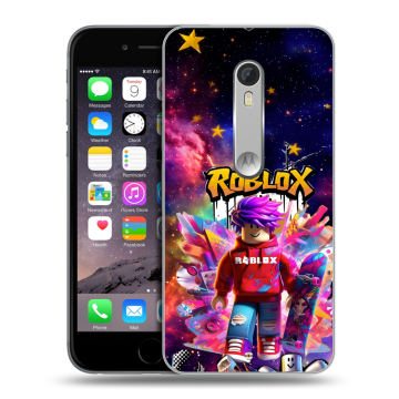 Пластиковый чехол на Motorola Moto X Style с принтом Roblox Роблокс Пластиковый чехол на Motorola Moto X Style с принтом Roblox Роблокс