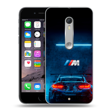 Пластиковый чехол на Motorola Moto X Style с принтом BMW БМВ