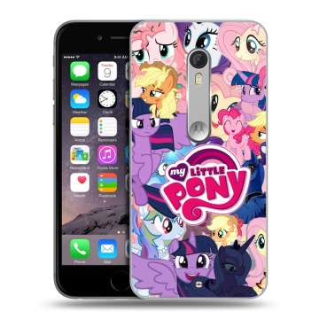 Пластиковый чехол на Motorola Moto X Style с принтом My little pony Дружба чудо Пластиковый чехол на Motorola Moto X Style с принтом My little pony Дружба чудо