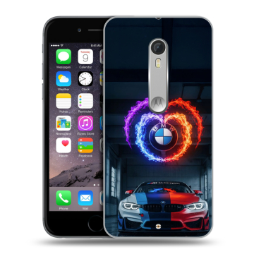 Пластиковый чехол на Motorola Moto X Style с принтом BMW БМВ