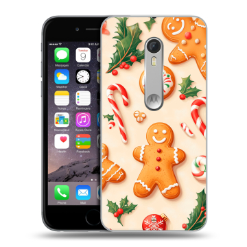 Пластиковый чехол на Motorola Moto X Style с принтом Новый год Пластиковый чехол на Motorola Moto X Style с принтом Новый год