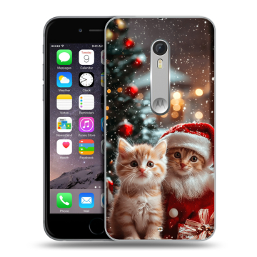 Пластиковый чехол на Motorola Moto X Style с принтом Новый год Пластиковый чехол на Motorola Moto X Style с принтом Новый год