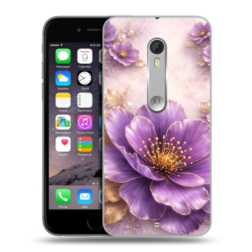 Пластиковый чехол на Motorola Moto X Style с принтом женский
