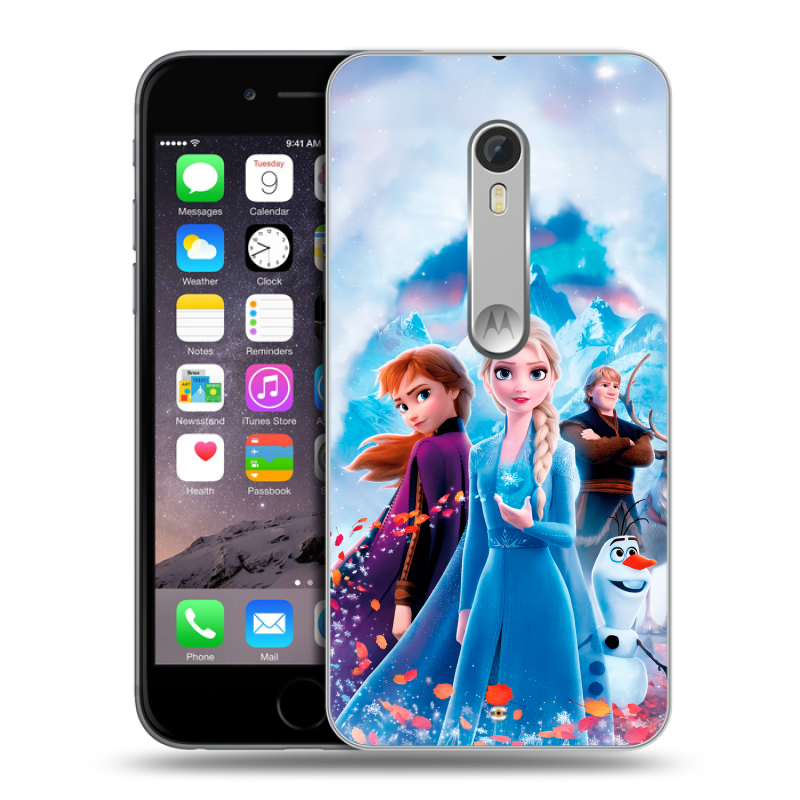 Пластиковый чехол на Motorola Moto X Style с принтом Холодное сердце Frozen Пластиковый чехол на Motorola Moto X Style с принтом Холодное сердце Frozen