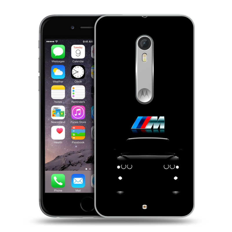 Пластиковый чехол на Motorola Moto X Style с принтом БМВ BMW Пластиковый чехол на Motorola Moto X Style с принтом БМВ BMW