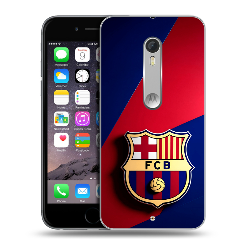 Пластиковый чехол на Motorola Moto X Style с принтом Барселона Barcelona Пластиковый чехол на Motorola Moto X Style с принтом Барселона Barcelona