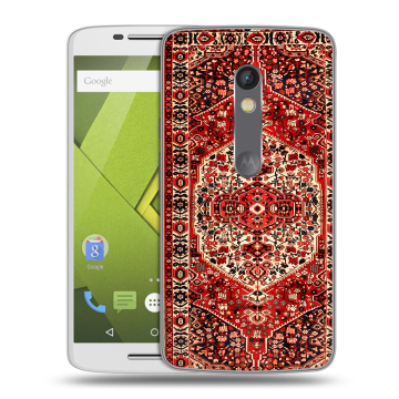 Пластиковый чехол на Motorola Moto X Play с принтом Ковер