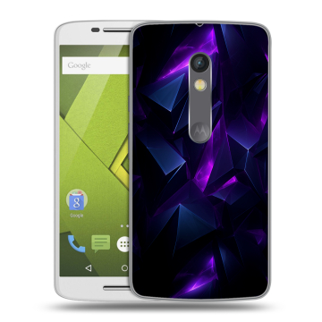 Пластиковый чехол на Motorola Moto X Play с принтом Абстракиция