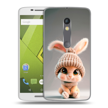 Пластиковый чехол на Motorola Moto X Play с принтом Кролик