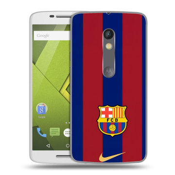 Пластиковый чехол на Motorola Moto X Play с принтом Барселона Barcelona