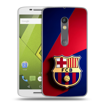 Пластиковый чехол на Motorola Moto X Play с принтом Барселона Barcelona