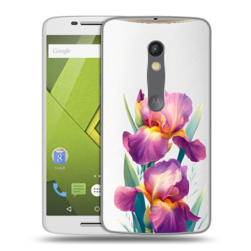 Пластиковый чехол на Motorola Moto X Play с принтом Цветы орхидеи Пластиковый чехол на Motorola Moto X Play с принтом Цветы орхидеи