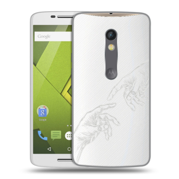 Пластиковый чехол на Motorola Moto X Play с принтом Сотворение мира Пластиковый чехол на Motorola Moto X Play с принтом Сотворение мира