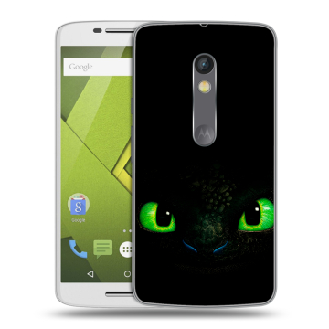Пластиковый чехол на Motorola Moto X Play с принтом Как приручить дракона