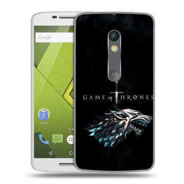 Пластиковый чехол на Motorola Moto X Play с принтом Игра Престолов Game Thrones
