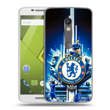 Пластиковый чехол на Motorola Moto X Play с принтом Chelsea Челси Пластиковый чехол на Motorola Moto X Play с принтом Chelsea Челси