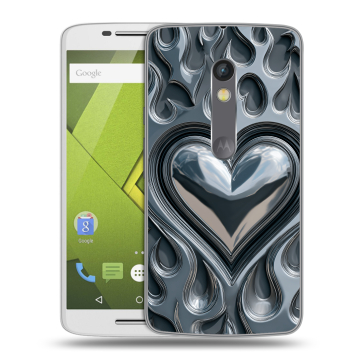 Пластиковый чехол на Motorola Moto X Play с принтом Y2K