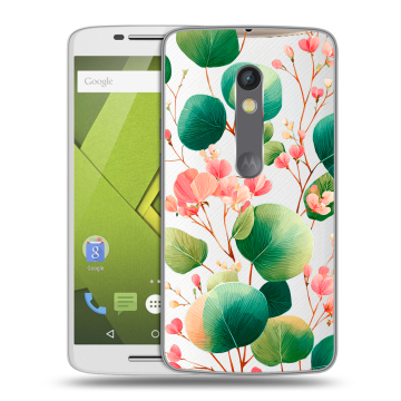 Пластиковый чехол на Motorola Moto X Play с принтом женский Пластиковый чехол на Motorola Moto X Play с принтом женский