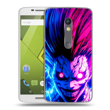 Пластиковый чехол на Motorola Moto X Play с принтом Death note Тетрадь смерти Пластиковый чехол на Motorola Moto X Play с принтом Death note Тетрадь смерти