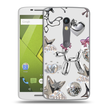 Пластиковый чехол на Motorola Moto X Play с принтом Y2K