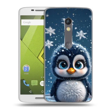 Пластиковый чехол на Motorola Moto X Play с принтом Новый год Пластиковый чехол на Motorola Moto X Play с принтом Новый год