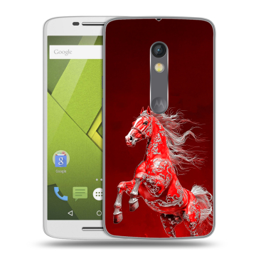 Пластиковый чехол на Motorola Moto X Play с принтом Новый год Пластиковый чехол на Motorola Moto X Play с принтом Новый год