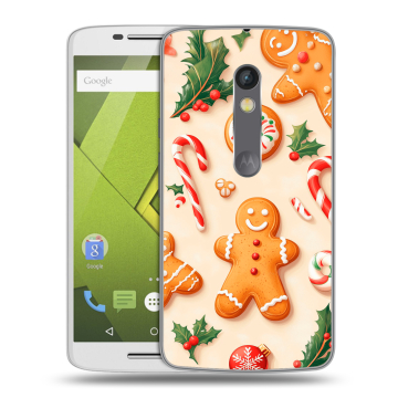 Пластиковый чехол на Motorola Moto X Play с принтом Новый год Пластиковый чехол на Motorola Moto X Play с принтом Новый год
