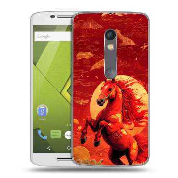 Пластиковый чехол на Motorola Moto X Play с принтом Новый год Пластиковый чехол на Motorola Moto X Play с принтом Новый год