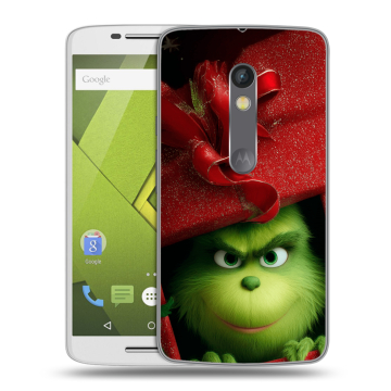 Пластиковый чехол на Motorola Moto X Play с принтом Новый год Пластиковый чехол на Motorola Moto X Play с принтом Новый год