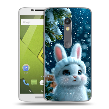 Пластиковый чехол на Motorola Moto X Play с принтом Новый год Пластиковый чехол на Motorola Moto X Play с принтом Новый год