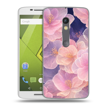 Пластиковый чехол на Motorola Moto X Play с принтом женский Пластиковый чехол на Motorola Moto X Play с принтом женский