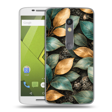 Пластиковый чехол на Motorola Moto X Play с принтом женский