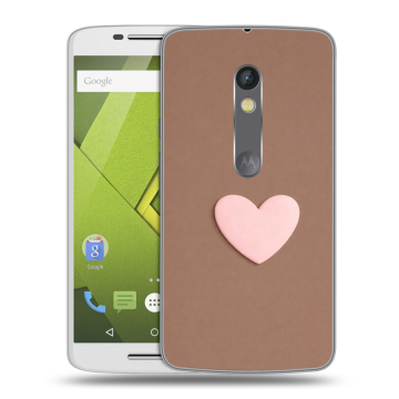 Пластиковый чехол на Motorola Moto X Play с принтом женский