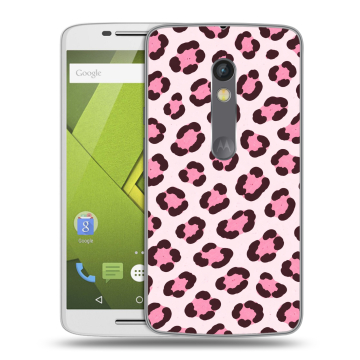 Пластиковый чехол на Motorola Moto X Play с принтом для девочек