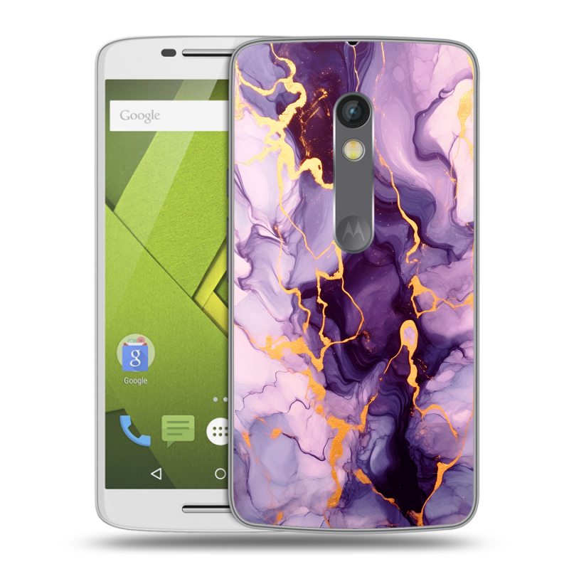 Пластиковый чехол на Motorola Moto X Play с принтом Мрамор Пластиковый чехол на Motorola Moto X Play с принтом Мрамор