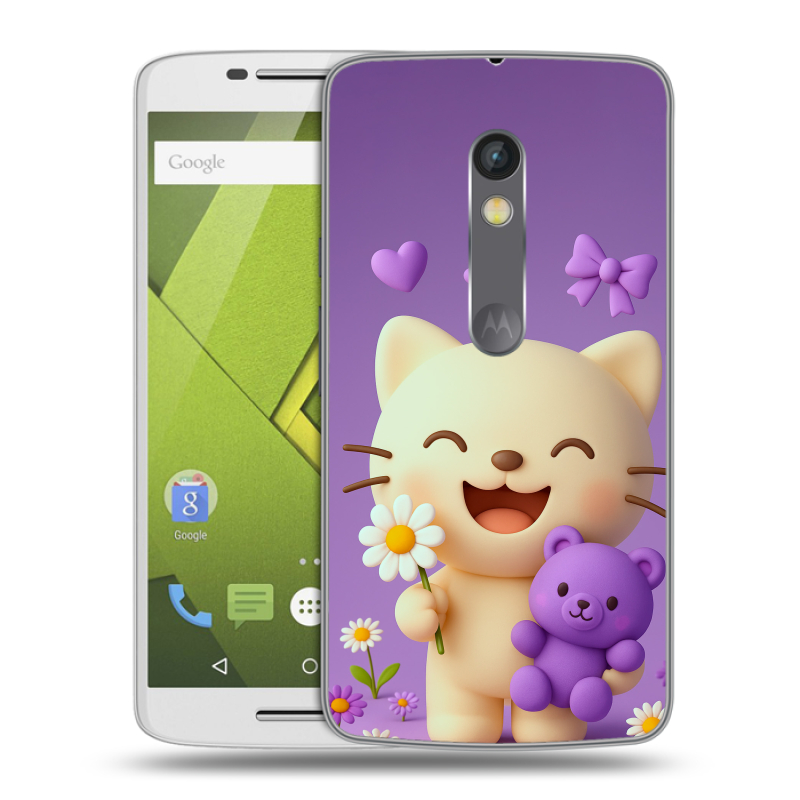 Пластиковый чехол на Motorola Moto X Play с принтом для девочек Пластиковый чехол на Motorola Moto X Play с принтом для девочек
