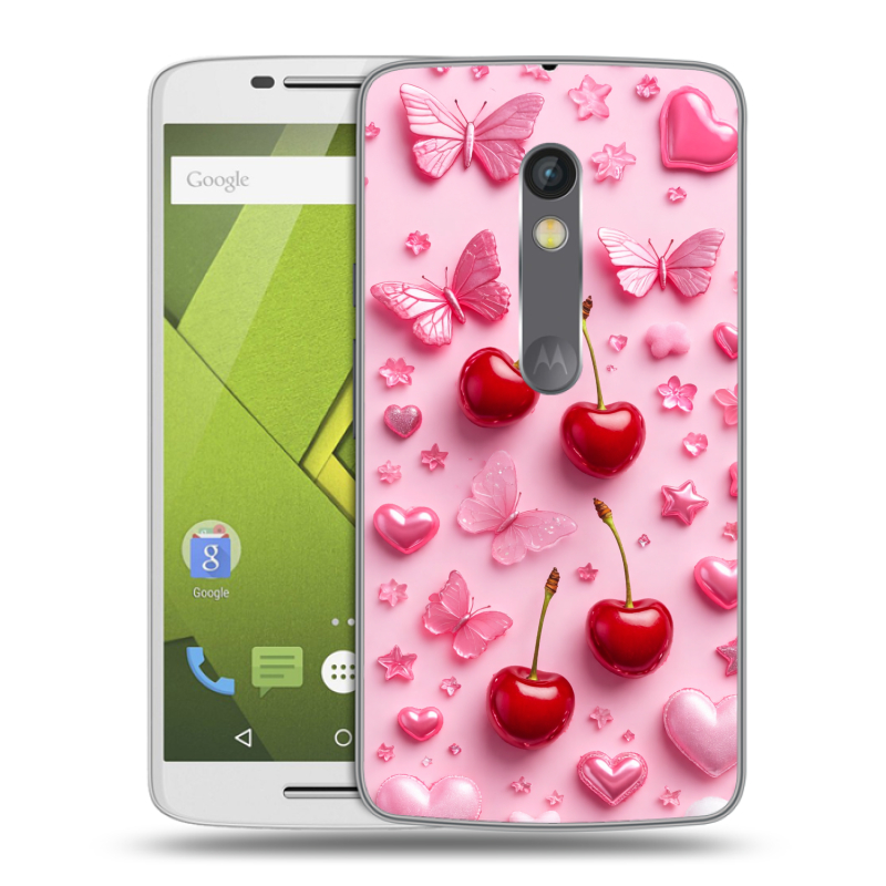 Пластиковый чехол на Motorola Moto X Play с принтом для девочек Пластиковый чехол на Motorola Moto X Play с принтом для девочек