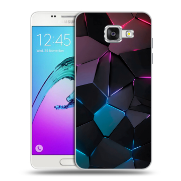 Силиконовый чехол на Samsung Galaxy A5 (2016) с принтом Геометрия неона Силиконовый чехол на Samsung Galaxy A5 (2016) с принтом Геометрия неона