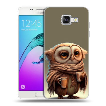 Силиконовый чехол на Samsung Galaxy A5 (2016) с принтом Сова Силиконовый чехол на Samsung Galaxy A5 (2016) с принтом Сова
