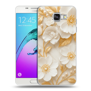 Силиконовый чехол на Samsung Galaxy A5 (2016) с принтом Цветы