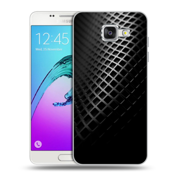 Силиконовый чехол на Samsung Galaxy A5 (2016) с принтом Текстура металла