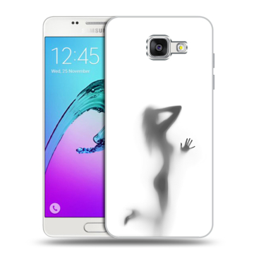 Силиконовый чехол на Samsung Galaxy A5 (2016) с принтом Силуэт