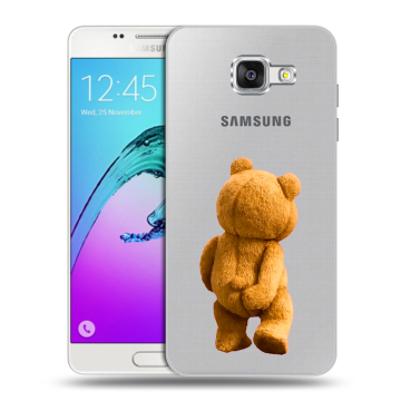 Силиконовый чехол на Samsung Galaxy A5 (2016) с принтом Медведь